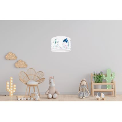Children's chandelier OCEAN 1xE27/60W/230V