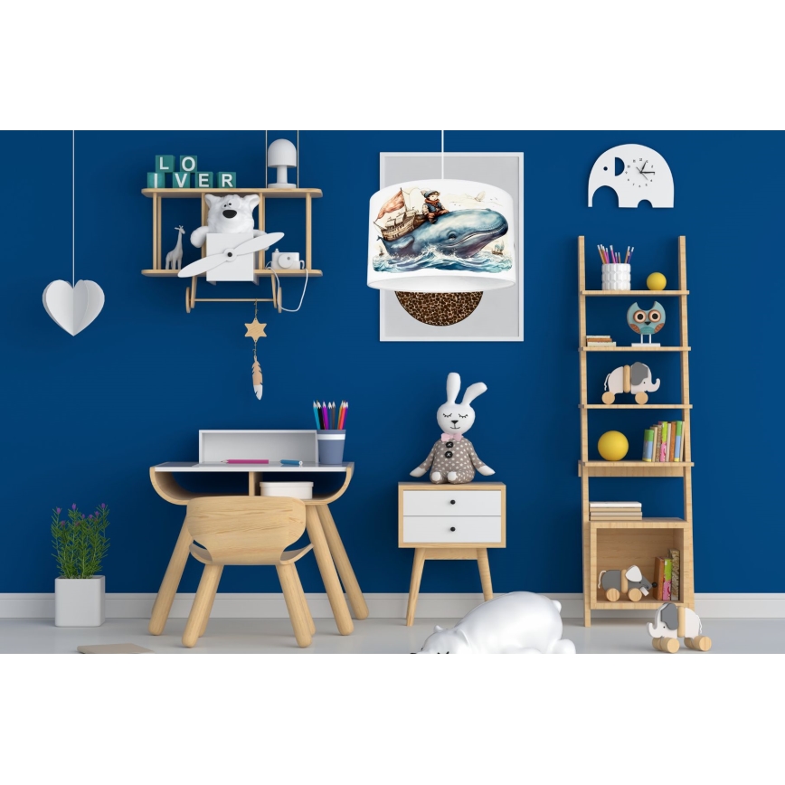 Children's chandelier OCEAN 1xE27/60W/230V