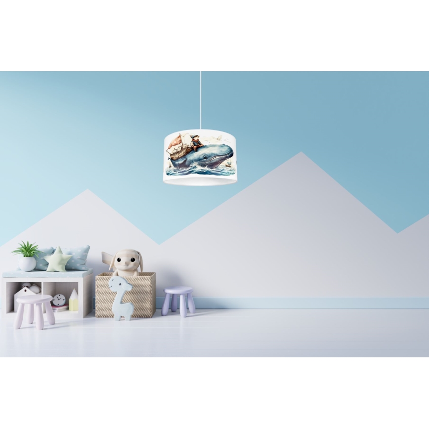 Children's chandelier OCEAN 1xE27/60W/230V