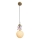 Children's chandelier on a string ASTRONAUT 1xE27/60W/230V d. 15 cm gold/beige
