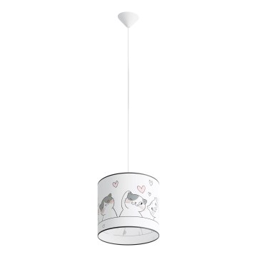 Children's chandelier on a string CAT 1xE27/15W/230V d. 30 cm cat
