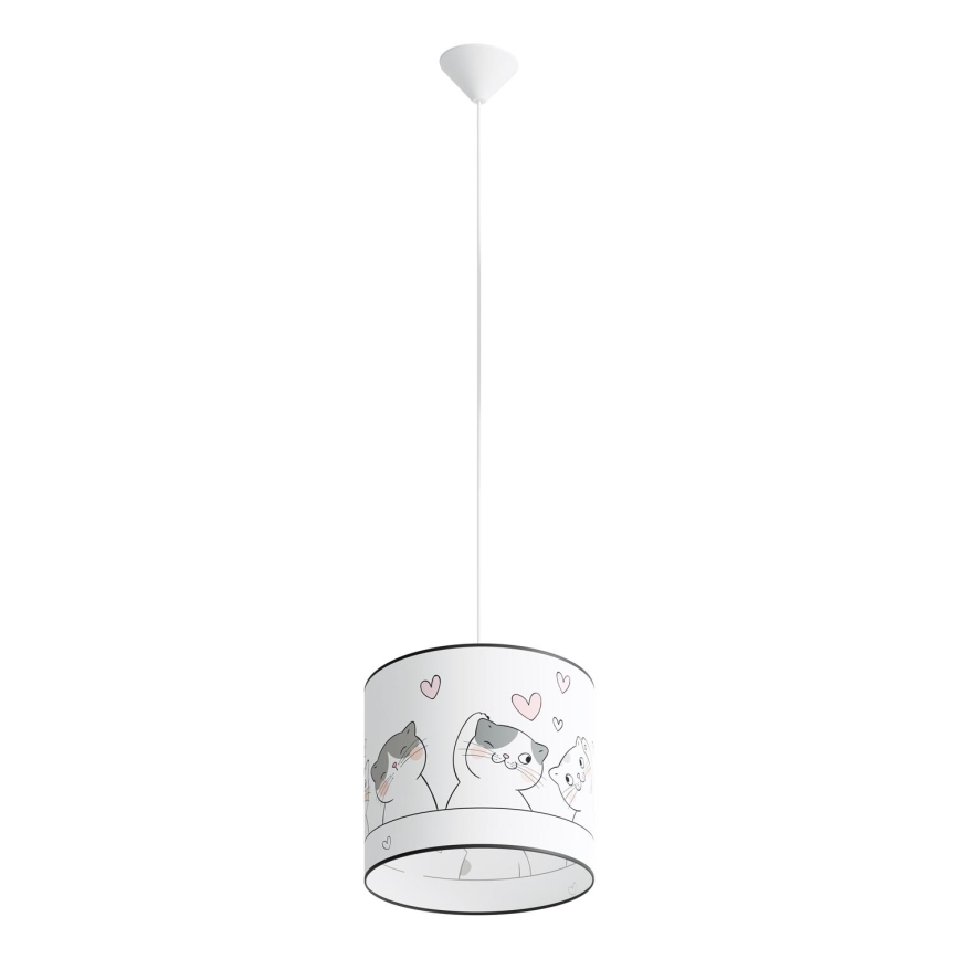 Children's chandelier on a string CAT 1xE27/15W/230V d. 30 cm cat