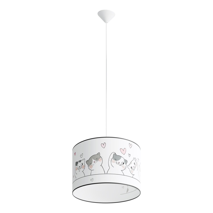 Children's chandelier on a string CAT 1xE27/15W/230V d. 40 cm cat