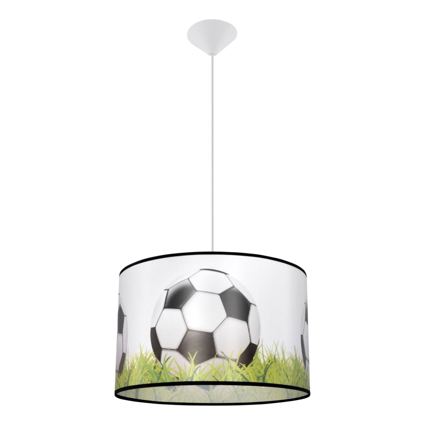 Children's chandelier on a string FOOTBALL 1xE27/15W/230V d. 40 cm football