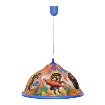Children's chandelier on a string HEDGEHOG 1xE27/15W/230V