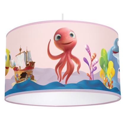 Children's chandelier on a string OCTOPUS 1xE27/60W/230V