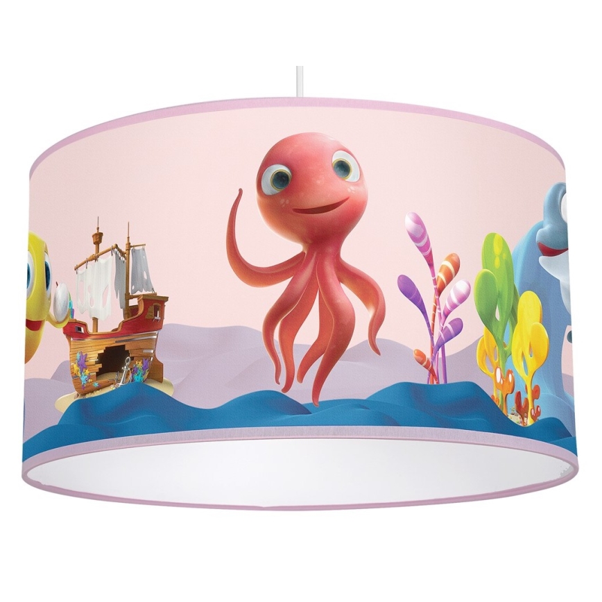 Children's chandelier on a string OCTOPUS 1xE27/60W/230V
