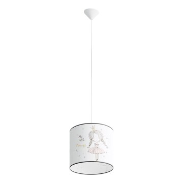 Children's chandelier on a string PRINCESS 1xE27/15W/230V d. 30 cm princess