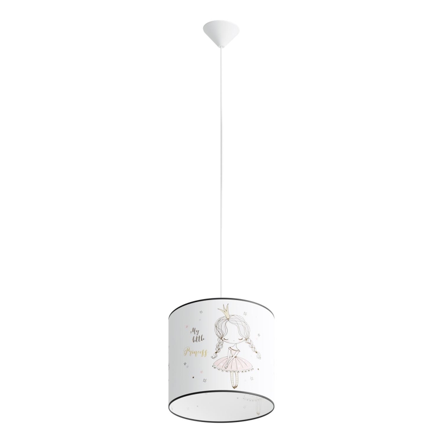 Children's chandelier on a string PRINCESS 1xE27/15W/230V d. 30 cm princess