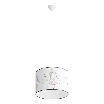 Children's chandelier on a string PRINCESS 1xE27/15W/230V d. 40 cm princess