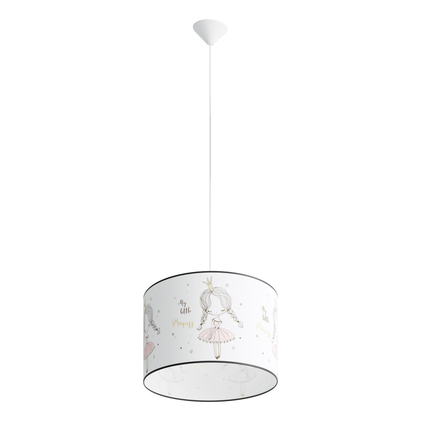 Children's chandelier on a string PRINCESS 1xE27/15W/230V d. 40 cm princess