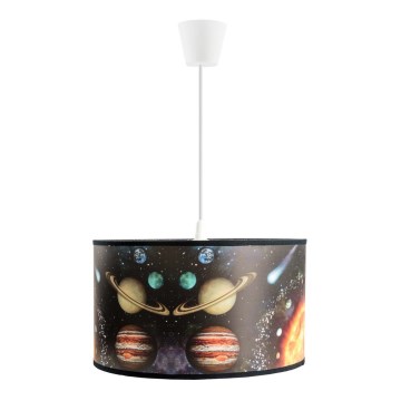 Children's chandelier on a string SPACE 1xE27/60W/230V