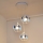Children's chandelier on a string STARS 3xE27/15W/230V blue/white