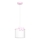 Children's chandelier on a string SWEET 1xE27/15W/230V white/pink/butterfly