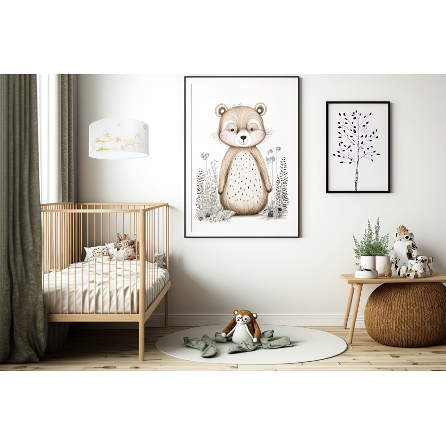 Children's chandelier on a string SWEET DREAMS 1xE27/60W/230V d. 30 cm