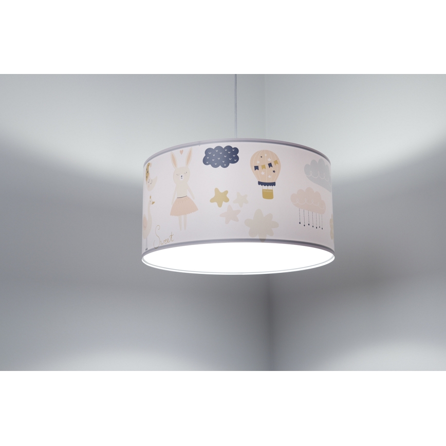 Children's chandelier on a string SWEET DREAMS 1xE27/60W/230V d. 30 cm
