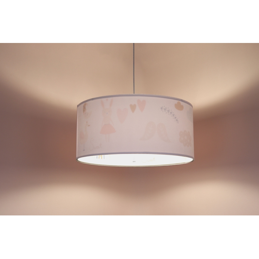 Children's chandelier on a string SWEET DREAMS 1xE27/60W/230V d. 30 cm