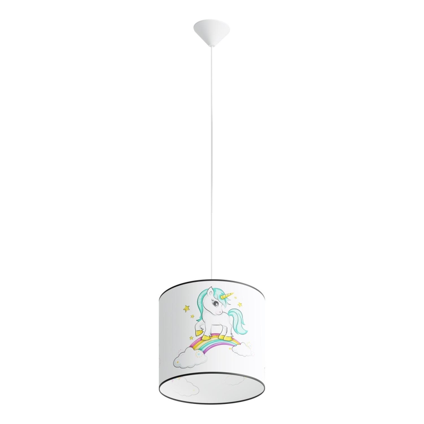 Children's chandelier on a string UNICORN 1xE27/15W/230V d. 30 cm unicorn