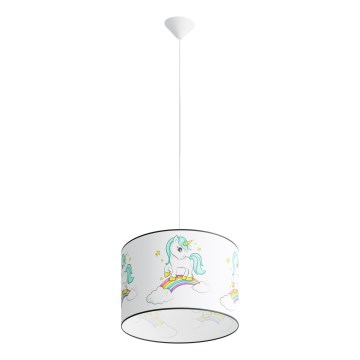 Children's chandelier on a string UNICORN 1xE27/15W/230V d. 40 cm unicorn