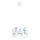 Children's chandelier PIKKI 1xE27/60W/230V blue
