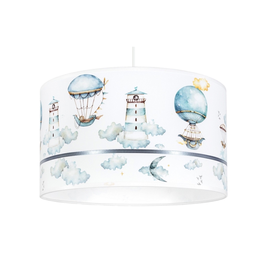 Children's chandelier PIKKI 1xE27/60W/230V blue