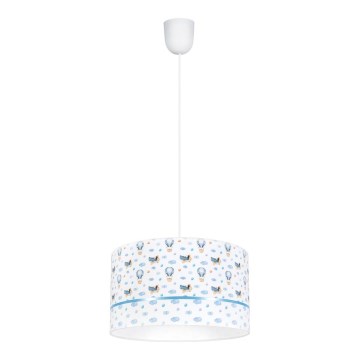 Children's chandelier PIKKI 1xE27/60W/230V blue
