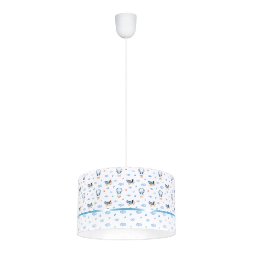 Children's chandelier PIKKI 1xE27/60W/230V blue