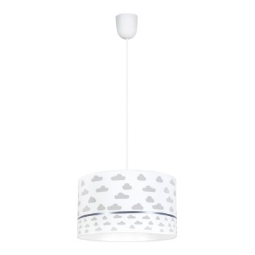 Children's chandelier PIKKI 1xE27/60W/230V grey