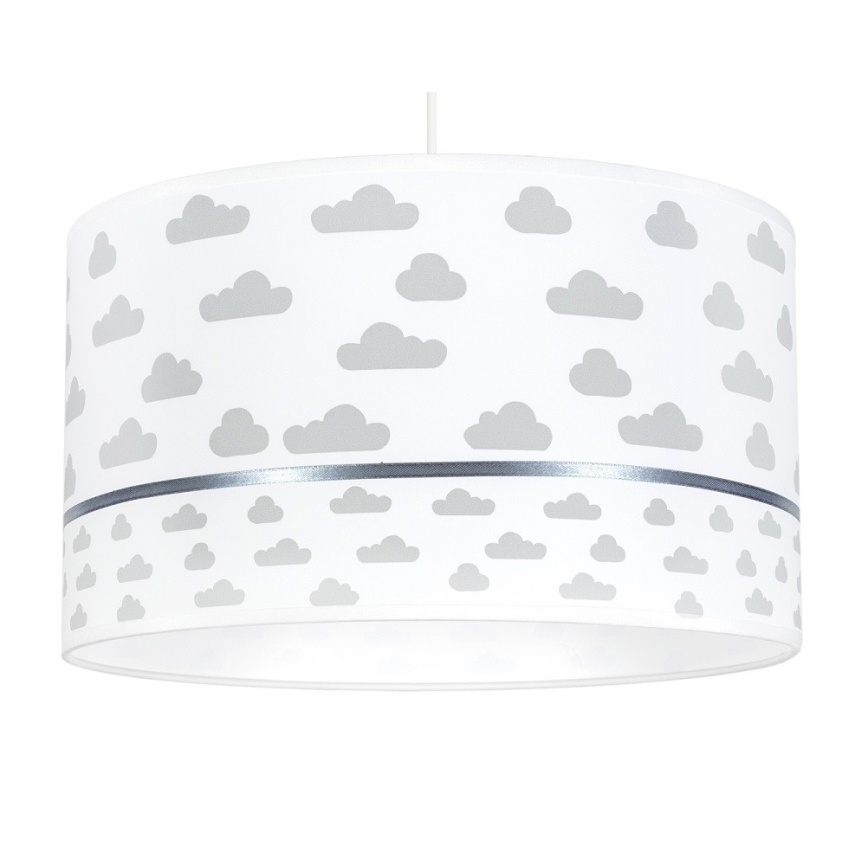 Children's chandelier PIKKI 1xE27/60W/230V grey