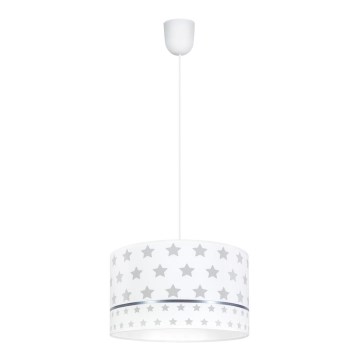 Children's chandelier PIKKI 1xE27/60W/230V grey