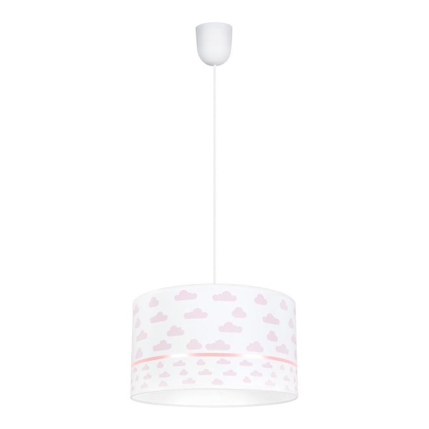Children's chandelier PIKKI 1xE27/60W/230V pink