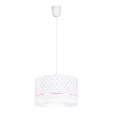 Children's chandelier PIKKI 1xE27/60W/230V pink