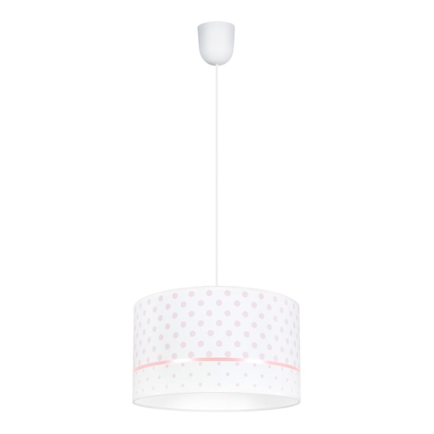 Children's chandelier PIKKI 1xE27/60W/230V pink