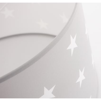 Children's Chandelier STARS GREY 1×E27/60W/230V