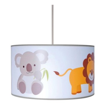 Children's chandelier ZOO 1xE27/60W/230V