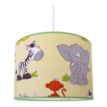 Children's chandelier ZOO 1xE27/60W/230V