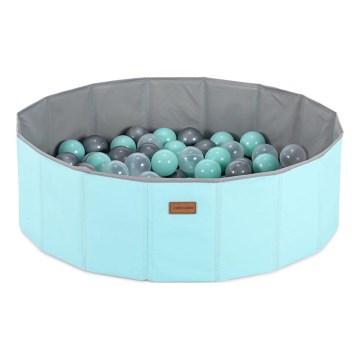Children's dry pool with balls d. 80 cm blue/grey