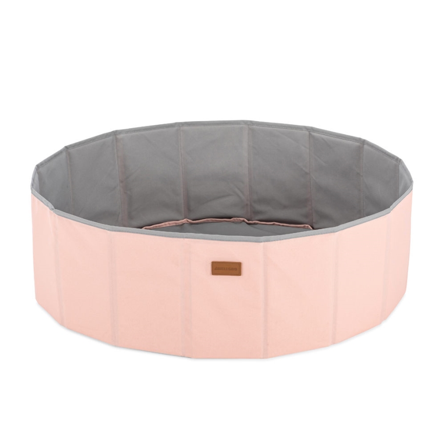Children's dry pool with balls d. 80 cm pink/grey
