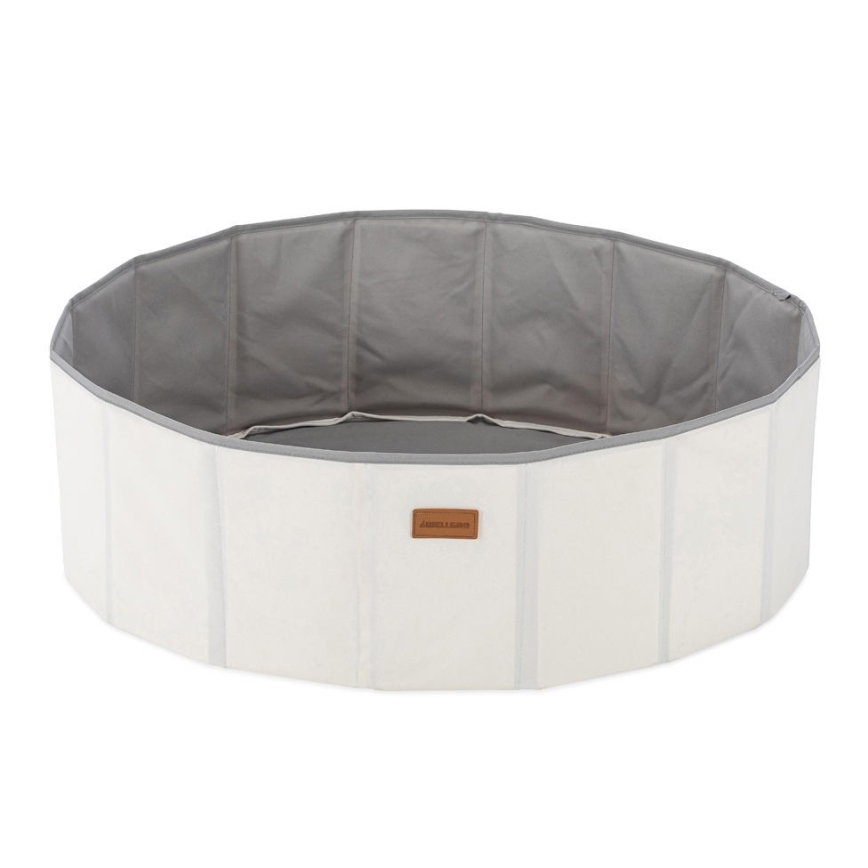 Children's dry pool with balls d. 80 cm white/grey