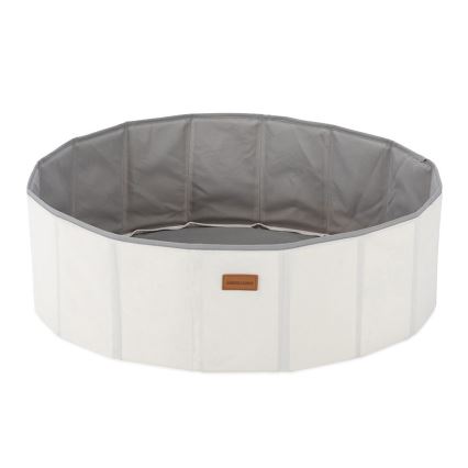 Children's dry pool with balls d. 80 cm white/grey