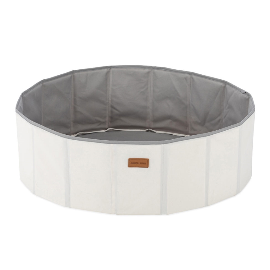 Children's dry pool with balls d. 80 cm white/grey