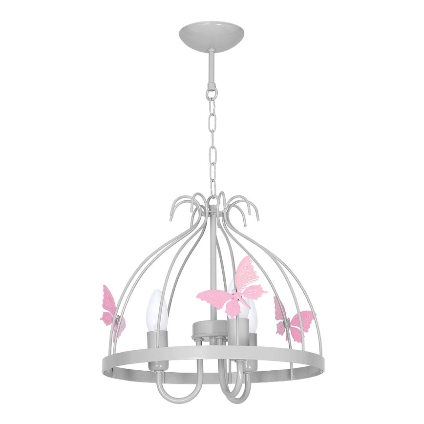 Children's light BUTTERFLY 3xE14/60W/230V