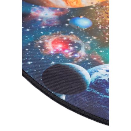 Children's non-slip rug PRINT 3D 80 cm – Planets / Multicolored