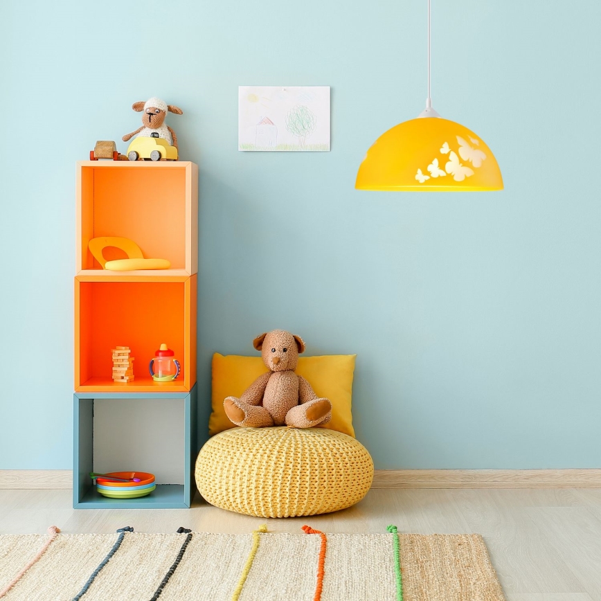 Children's pendant chandelier on a wire 1xE27/60W/230V