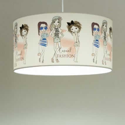 Children's pendant lamp GIRLS VIBES 1xE27/60W/230V Ø 40 cm for girls