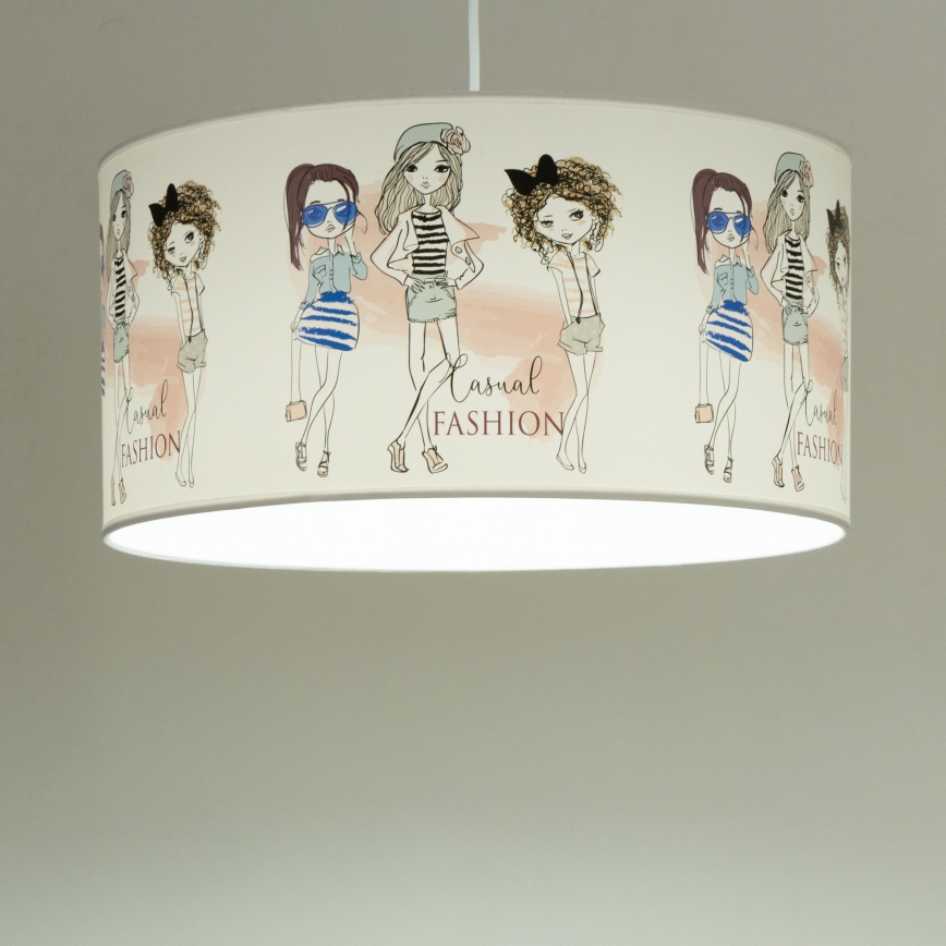 Children's pendant lamp GIRLS VIBES 1xE27/60W/230V Ø 40 cm for girls
