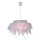 Children's pendant light FARFALLA 1xE27/60W/230V, pink