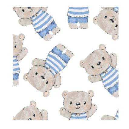 Children's pendant light KIDS ROOM 1xE27/60W/230V Ø 40 cm Teddy Bear