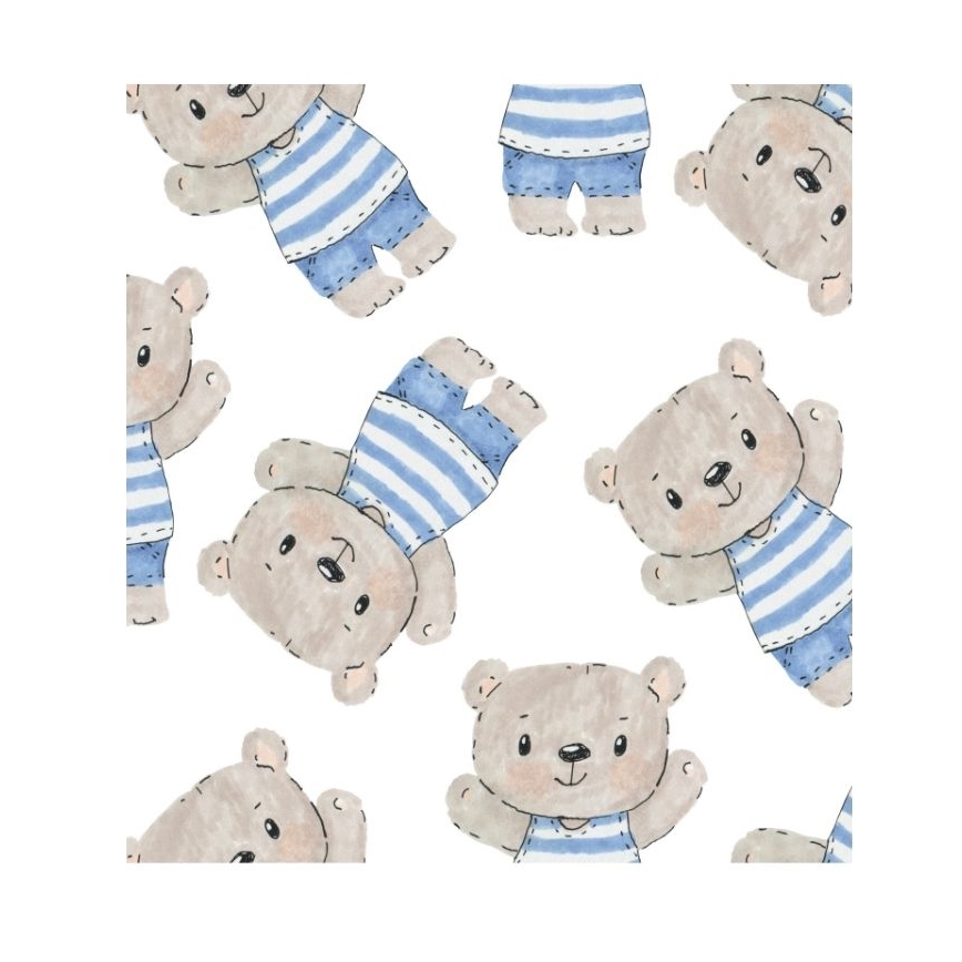 Children's pendant light KIDS ROOM 1xE27/60W/230V Ø 40 cm Teddy Bear