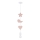 Children's pendant light on cable TRIO 1xE27/20W/230V pink/white